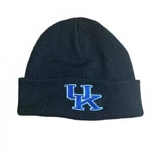 Vtg Team Starter Drew Pearson Black Kentucky Wildcats Winter Beanie Hat Cap